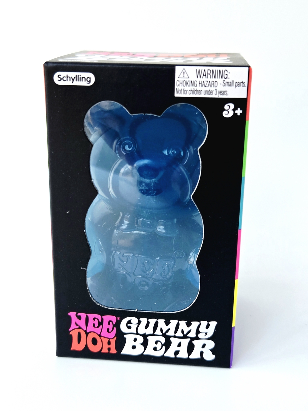 NeeDoh Gummy Bear Blue Sensory Squishy Fidget Toy NEW IN BOX Schylling